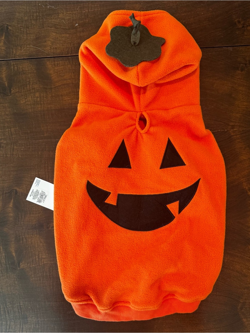 Old Navy Pet Dog Pumpkin Fleece Costume Hoodie, NWT Sz Med